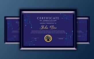Modern and Smart looking Technology Certificate Template