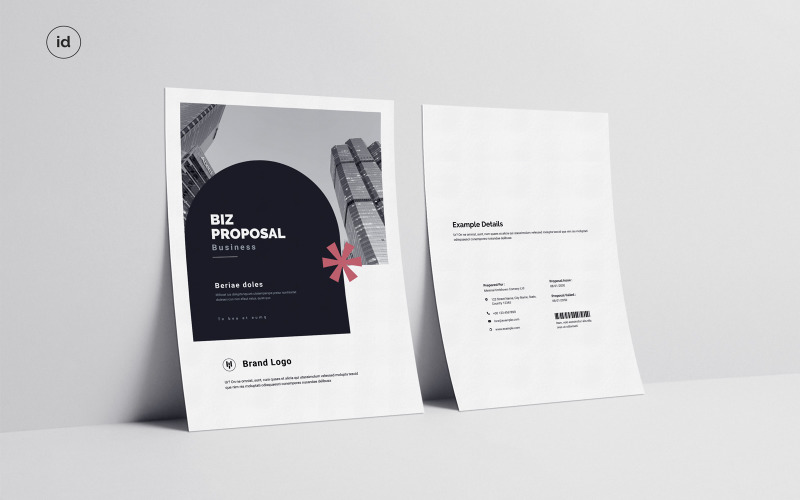 The Business Proposal InDesign Template Magazine Template