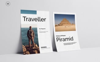 Traveler Magazine InDesign Template