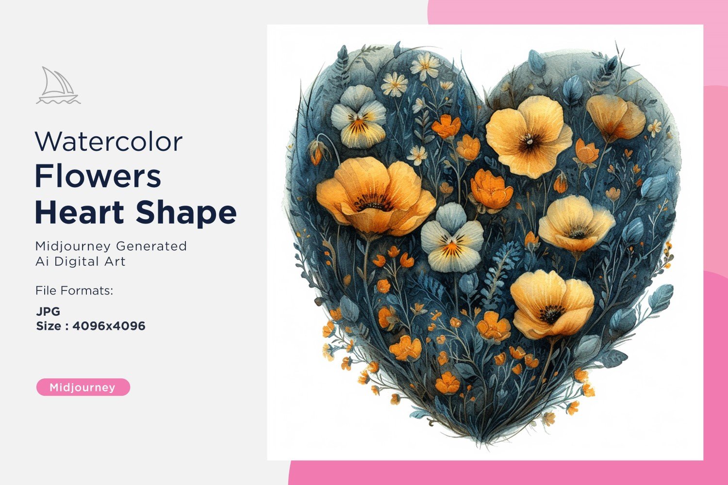 Kit Graphique #390708 Watercolor Fleurs Divers Modles Web - Logo template Preview