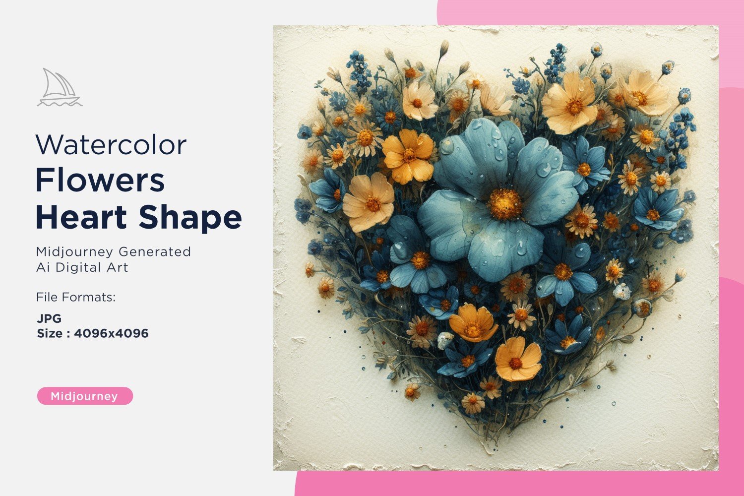 Kit Graphique #390710 Watercolor Fleurs Divers Modles Web - Logo template Preview
