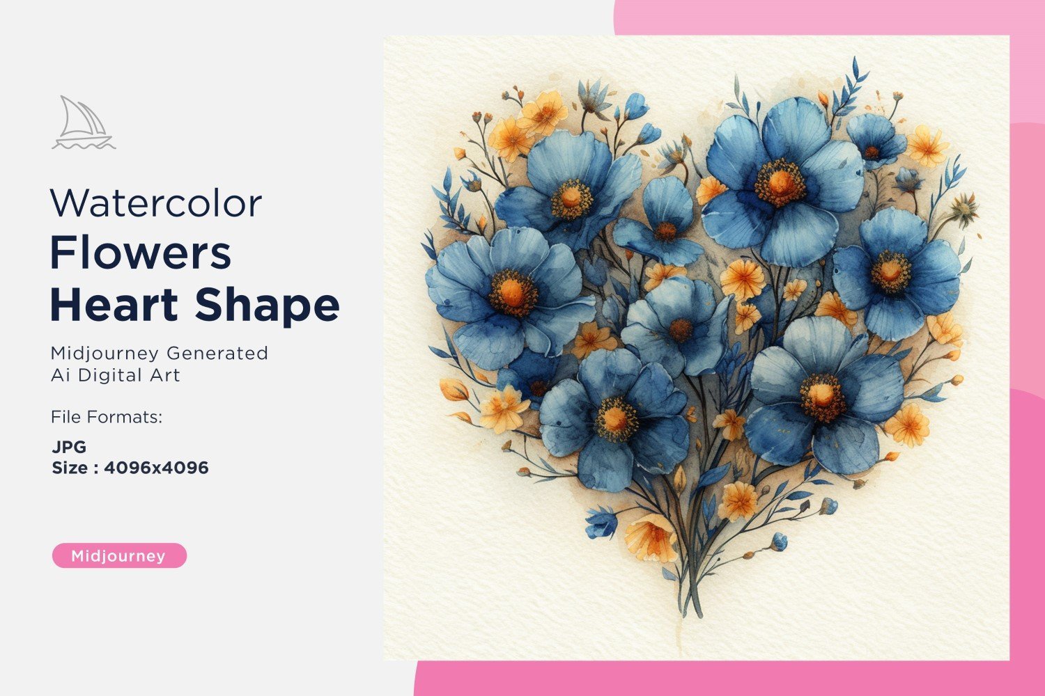 Kit Graphique #390712 Watercolor Fleurs Divers Modles Web - Logo template Preview