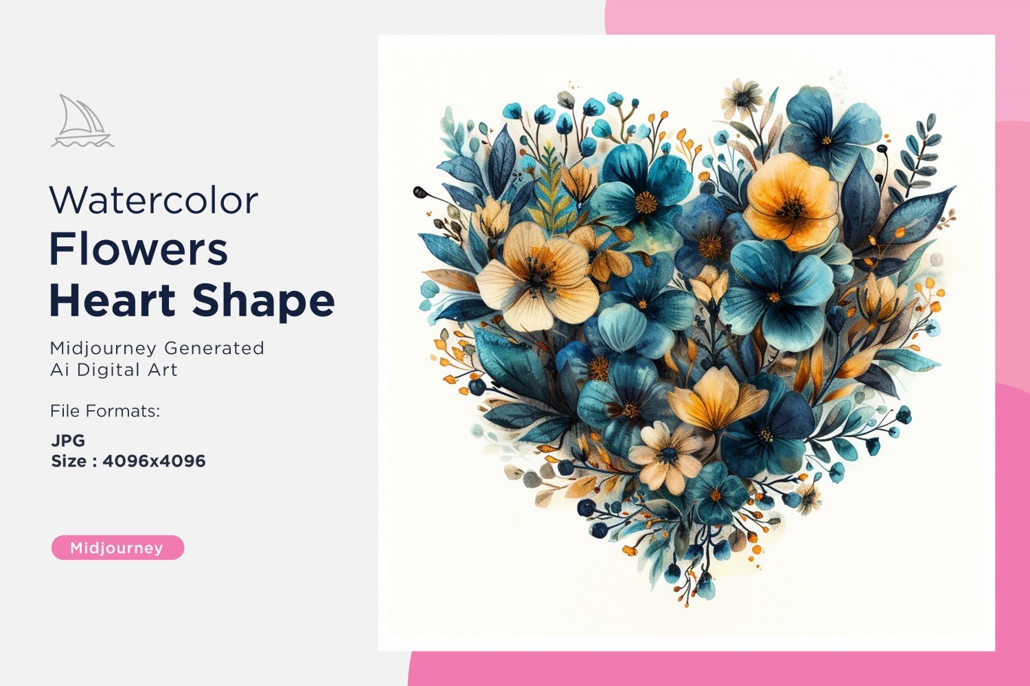 Kit Graphique #390713 Watercolor Fleurs Divers Modles Web - Logo template Preview