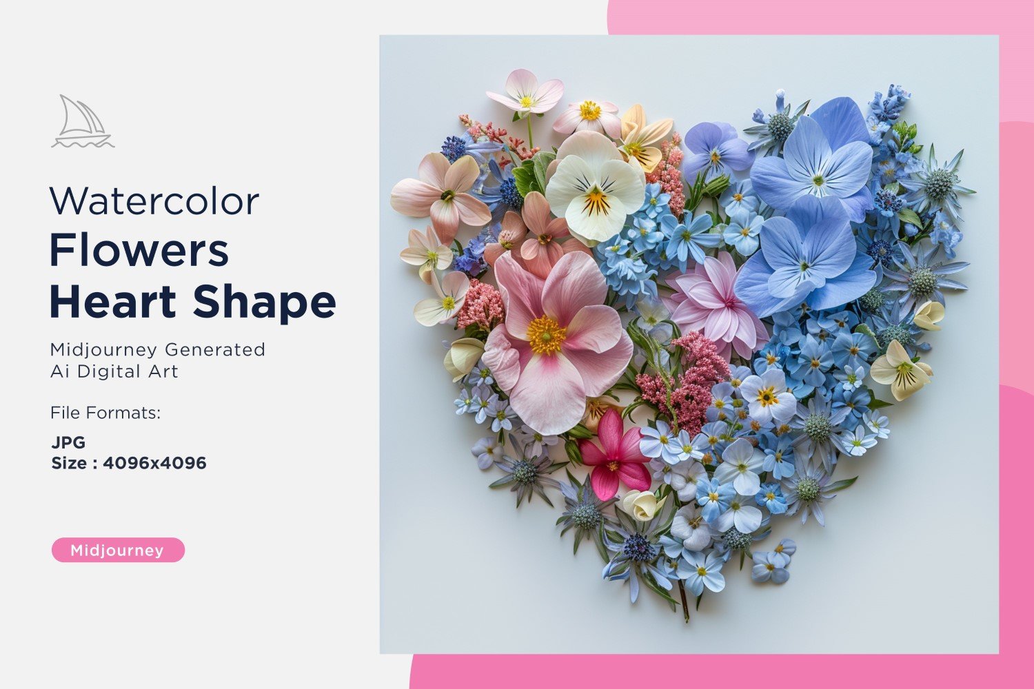 Kit Graphique #390716 Watercolor Fleurs Divers Modles Web - Logo template Preview