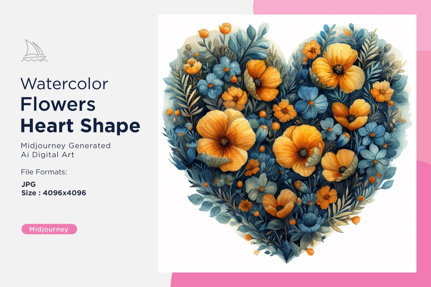 Kit Graphique #390722 Watercolor Fleurs Divers Modles Web - Logo template Preview