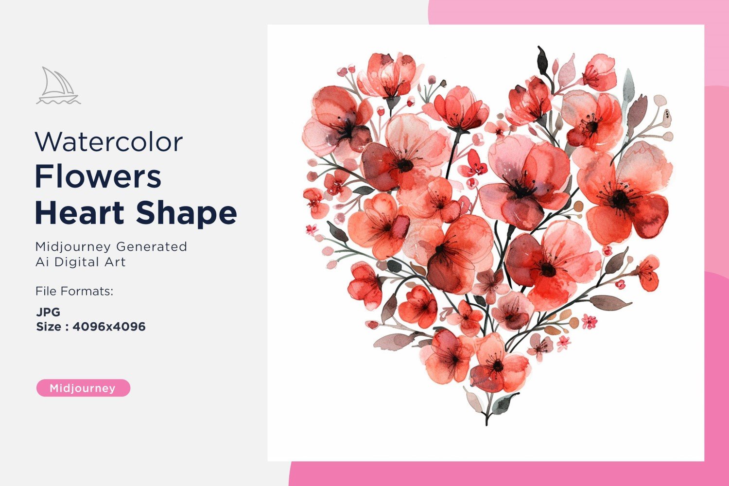 Kit Graphique #390723 Watercolor Fleurs Divers Modles Web - Logo template Preview