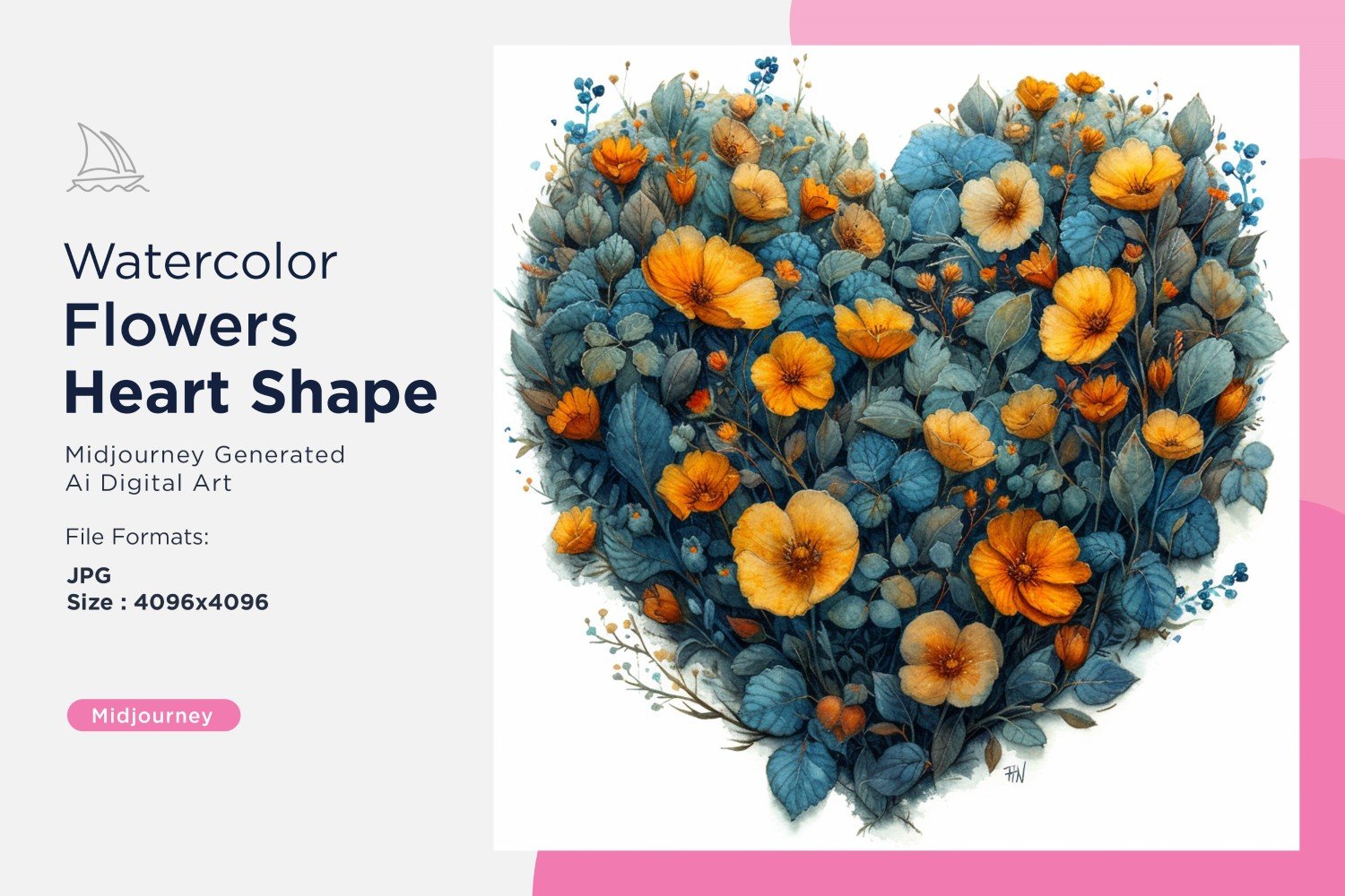 Kit Graphique #390725 Watercolor Fleurs Divers Modles Web - Logo template Preview