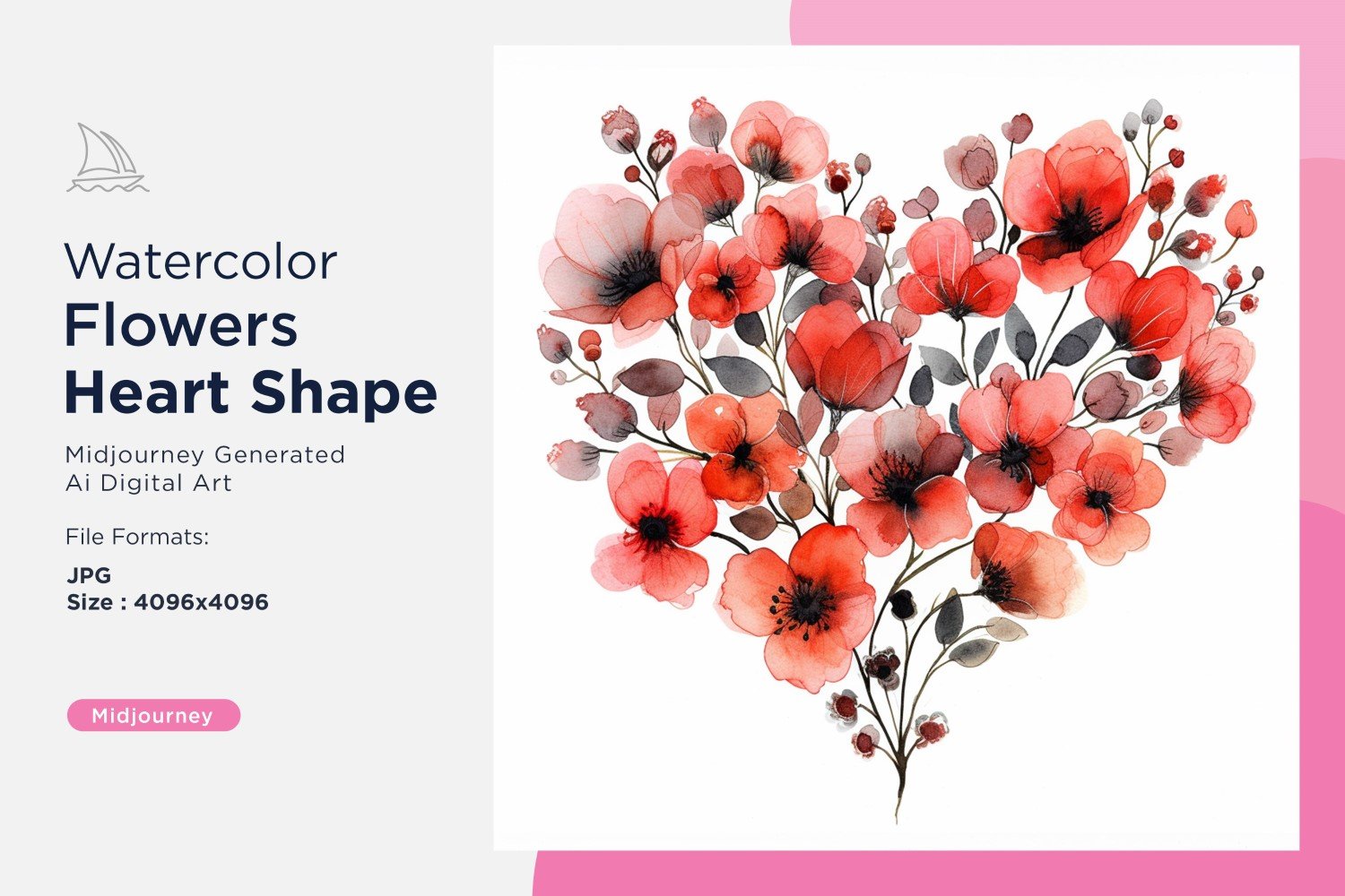 Kit Graphique #390729 Watercolor Fleurs Divers Modles Web - Logo template Preview