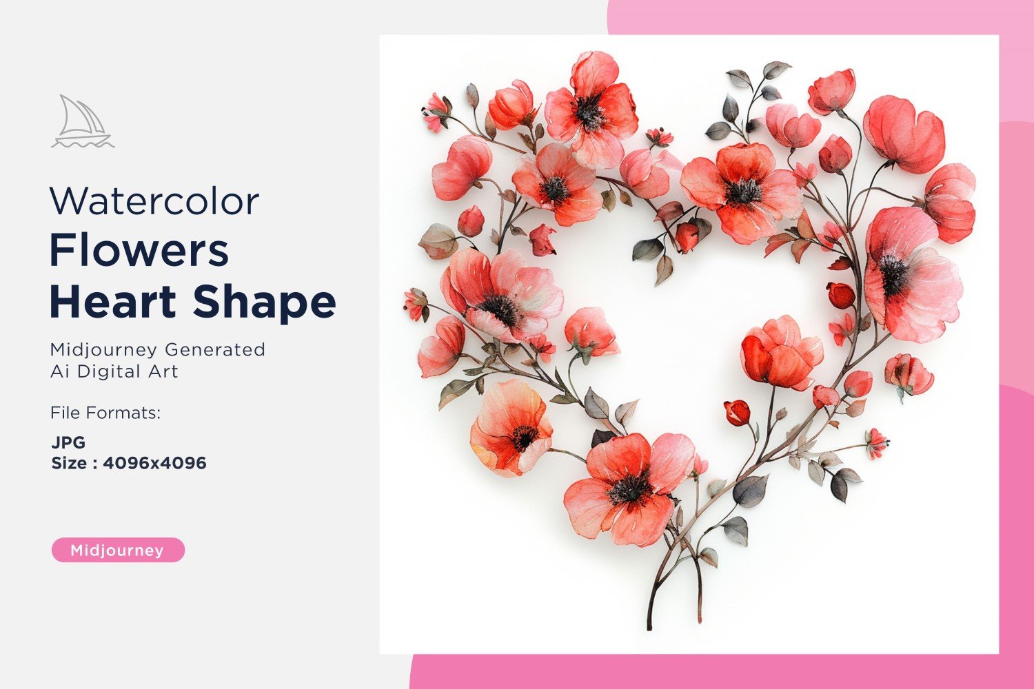 Kit Graphique #390731 Watercolor Fleurs Divers Modles Web - Logo template Preview