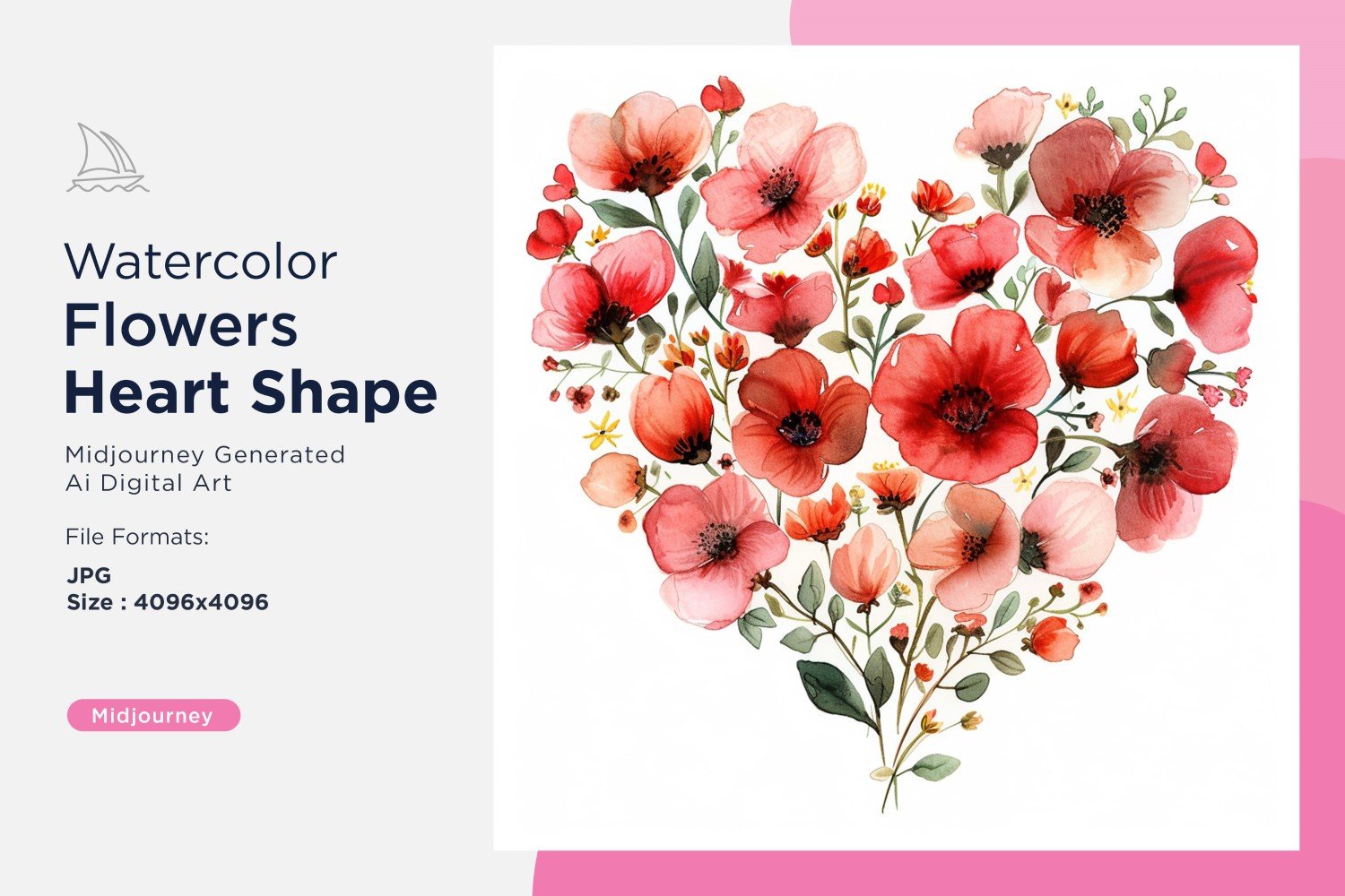 Kit Graphique #390732 Watercolor Fleurs Divers Modles Web - Logo template Preview