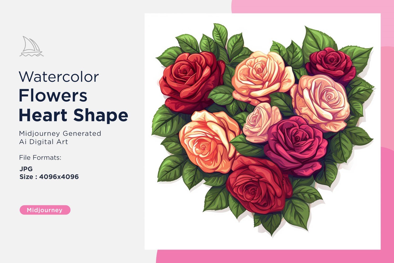 Kit Graphique #390733 Watercolor Fleurs Divers Modles Web - Logo template Preview