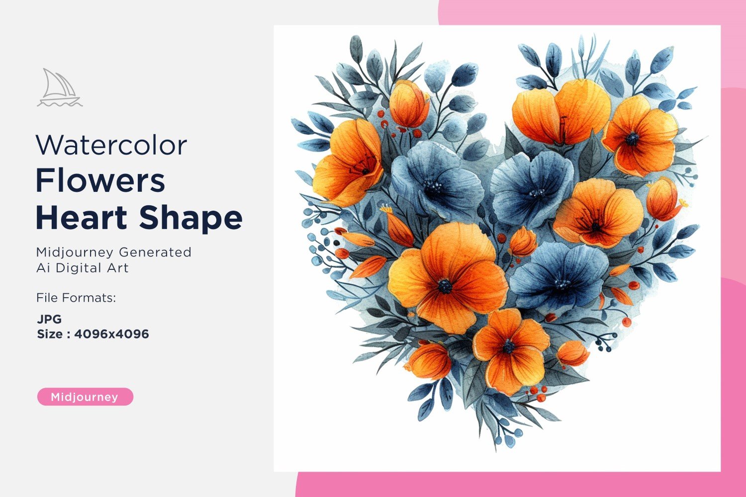 Kit Graphique #390747 Watercolor Fleurs Divers Modles Web - Logo template Preview