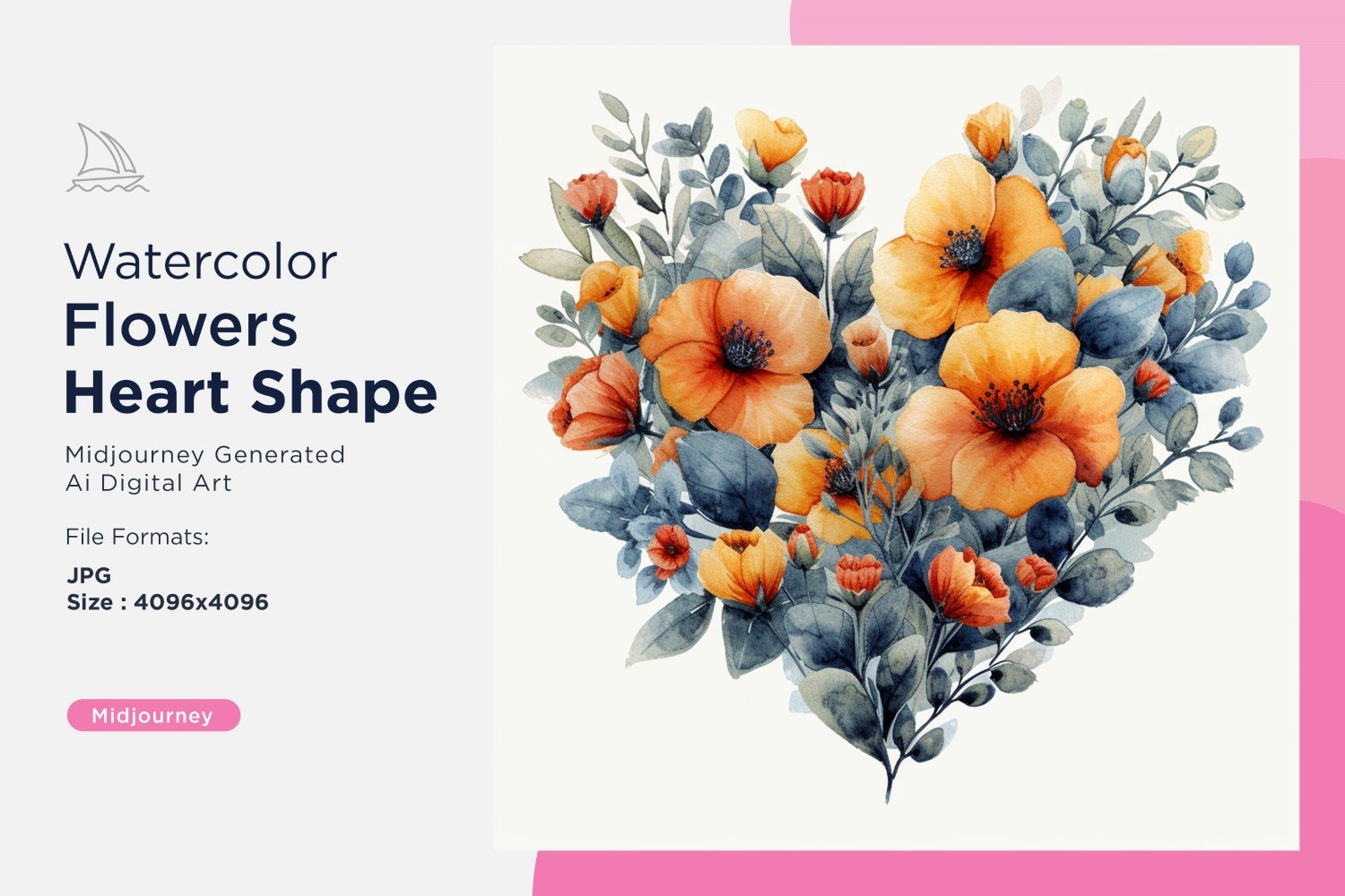 Kit Graphique #390749 Watercolor Fleurs Divers Modles Web - Logo template Preview