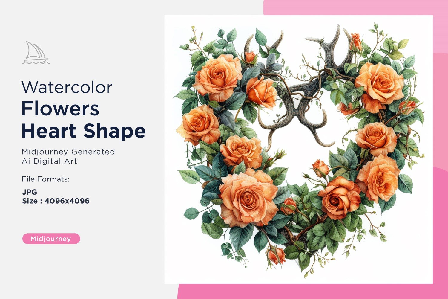 Kit Graphique #390751 Watercolor Fleurs Divers Modles Web - Logo template Preview