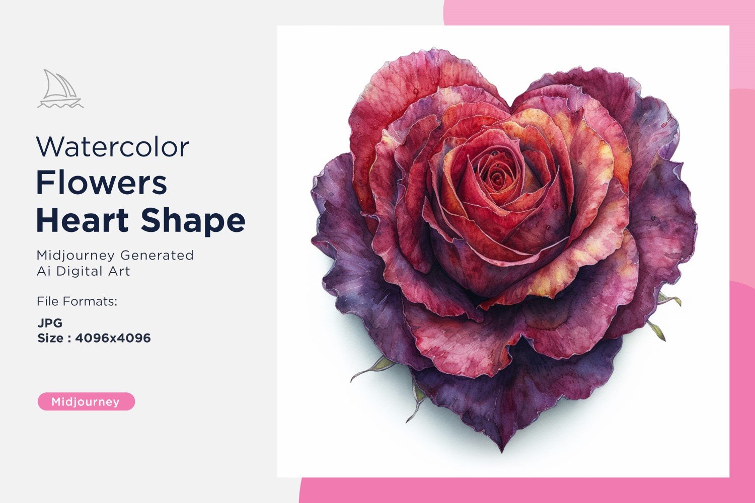 Kit Graphique #390752 Watercolor Fleurs Divers Modles Web - Logo template Preview