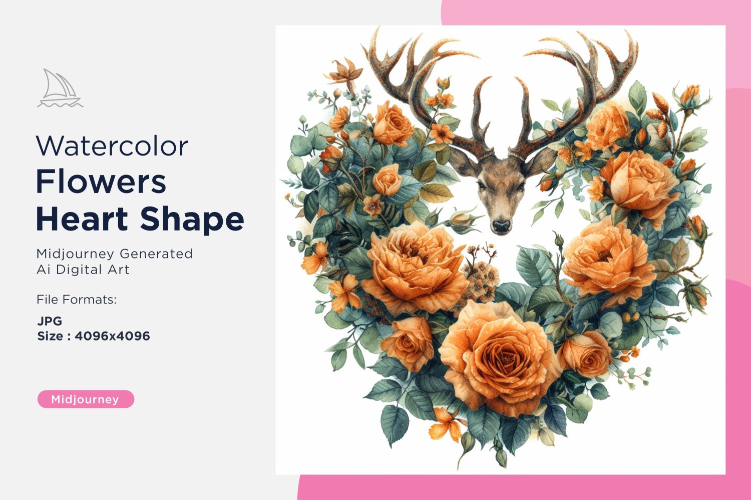 Kit Graphique #390755 Watercolor Fleurs Divers Modles Web - Logo template Preview