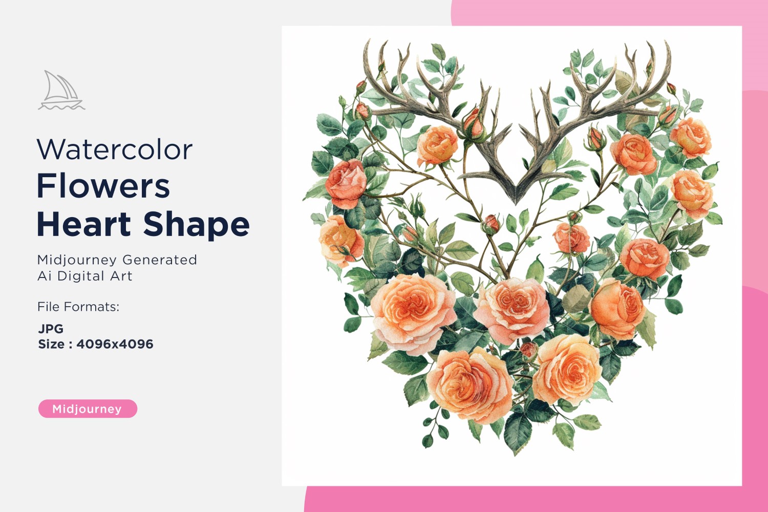 Kit Graphique #390756 Watercolor Fleurs Divers Modles Web - Logo template Preview