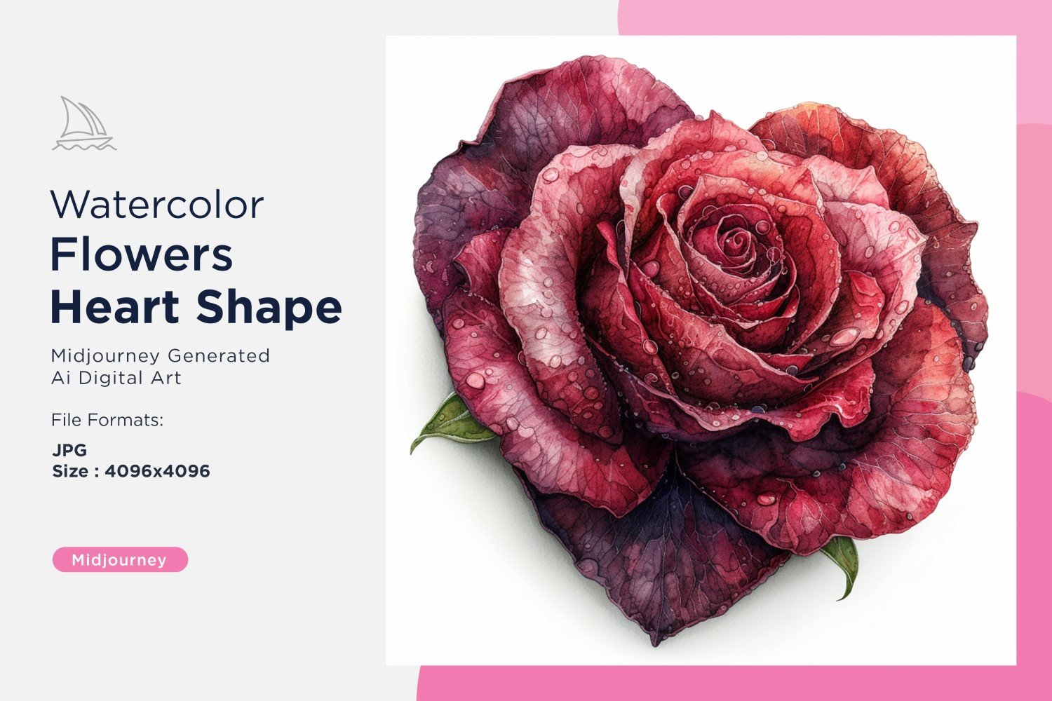 Kit Graphique #390762 Watercolor Fleurs Divers Modles Web - Logo template Preview