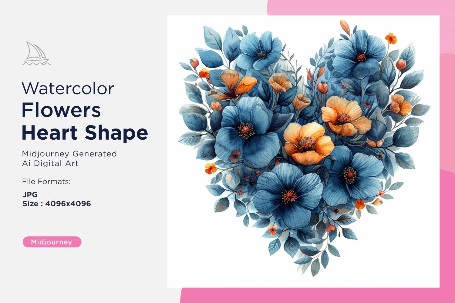 Kit Graphique #390764 Watercolor Fleurs Divers Modles Web - Logo template Preview