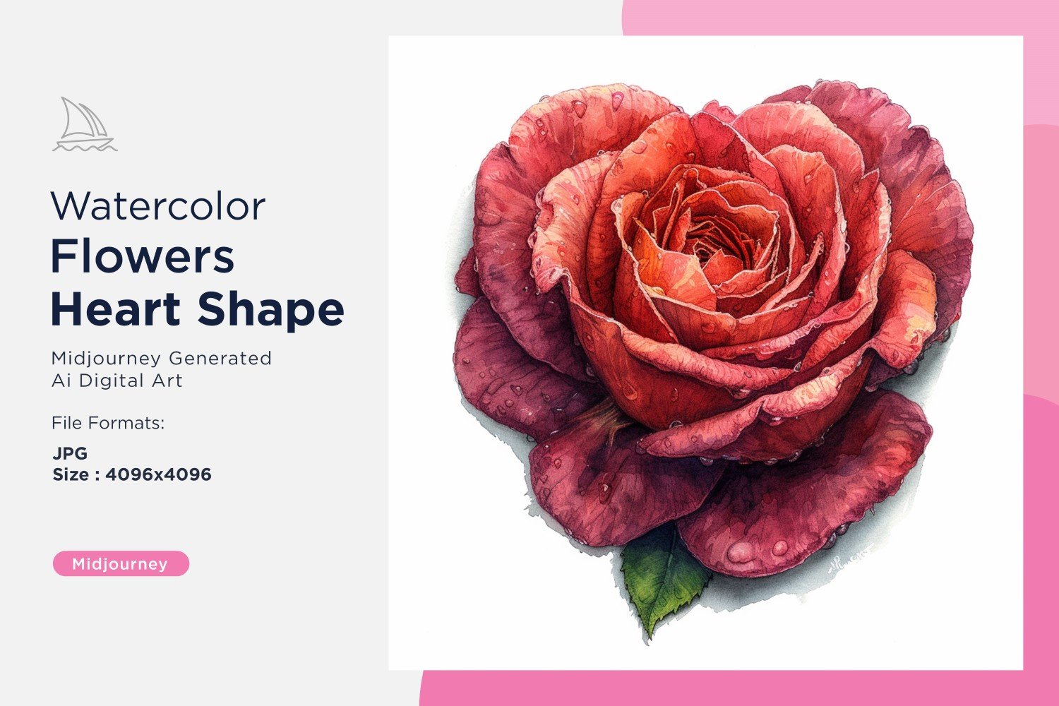 Kit Graphique #390772 Watercolor Fleurs Divers Modles Web - Logo template Preview