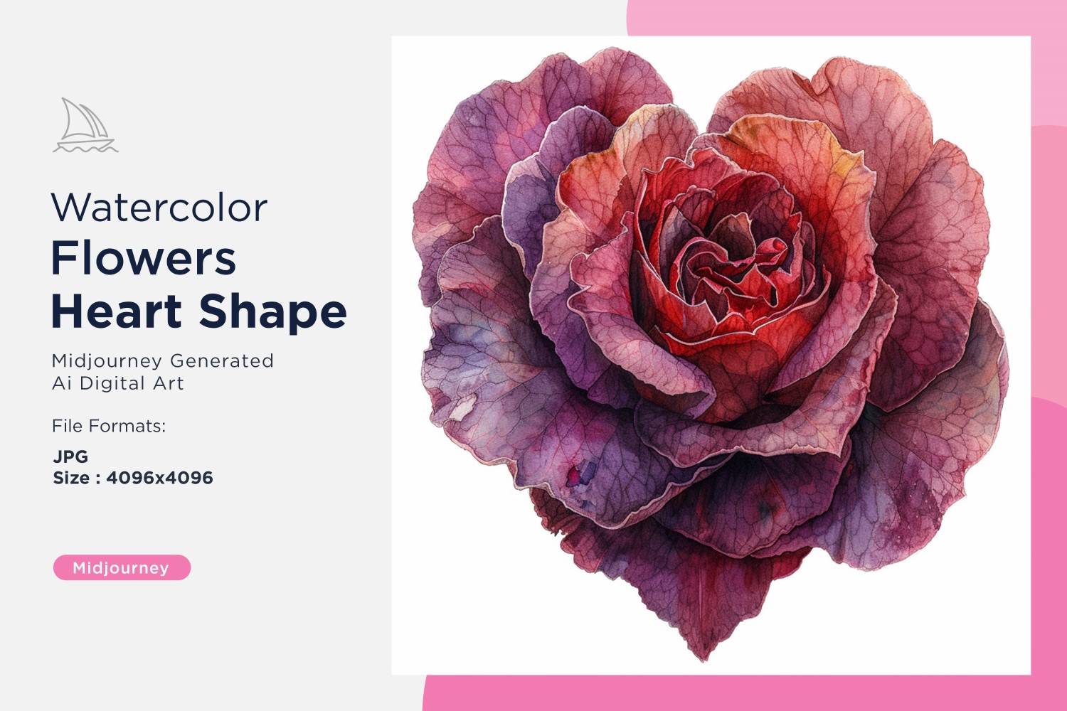 Kit Graphique #390783 Watercolor Fleurs Divers Modles Web - Logo template Preview