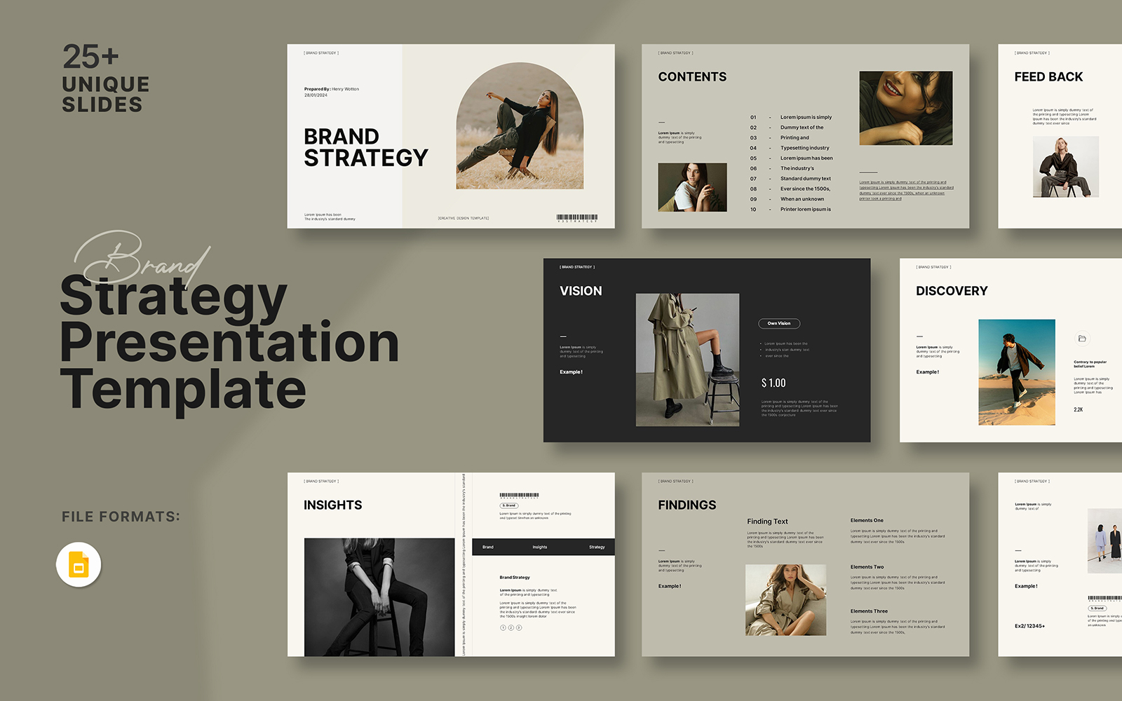 Template #390845 Strategy Presentation Webdesign Template - Logo template Preview