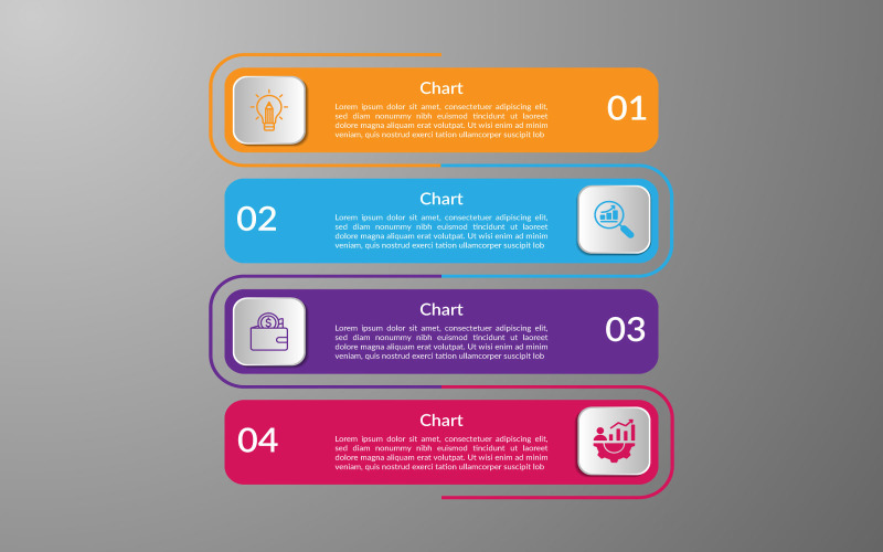 Modern business infographic design. Infographic Element