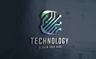 Pro Technology Logo Template