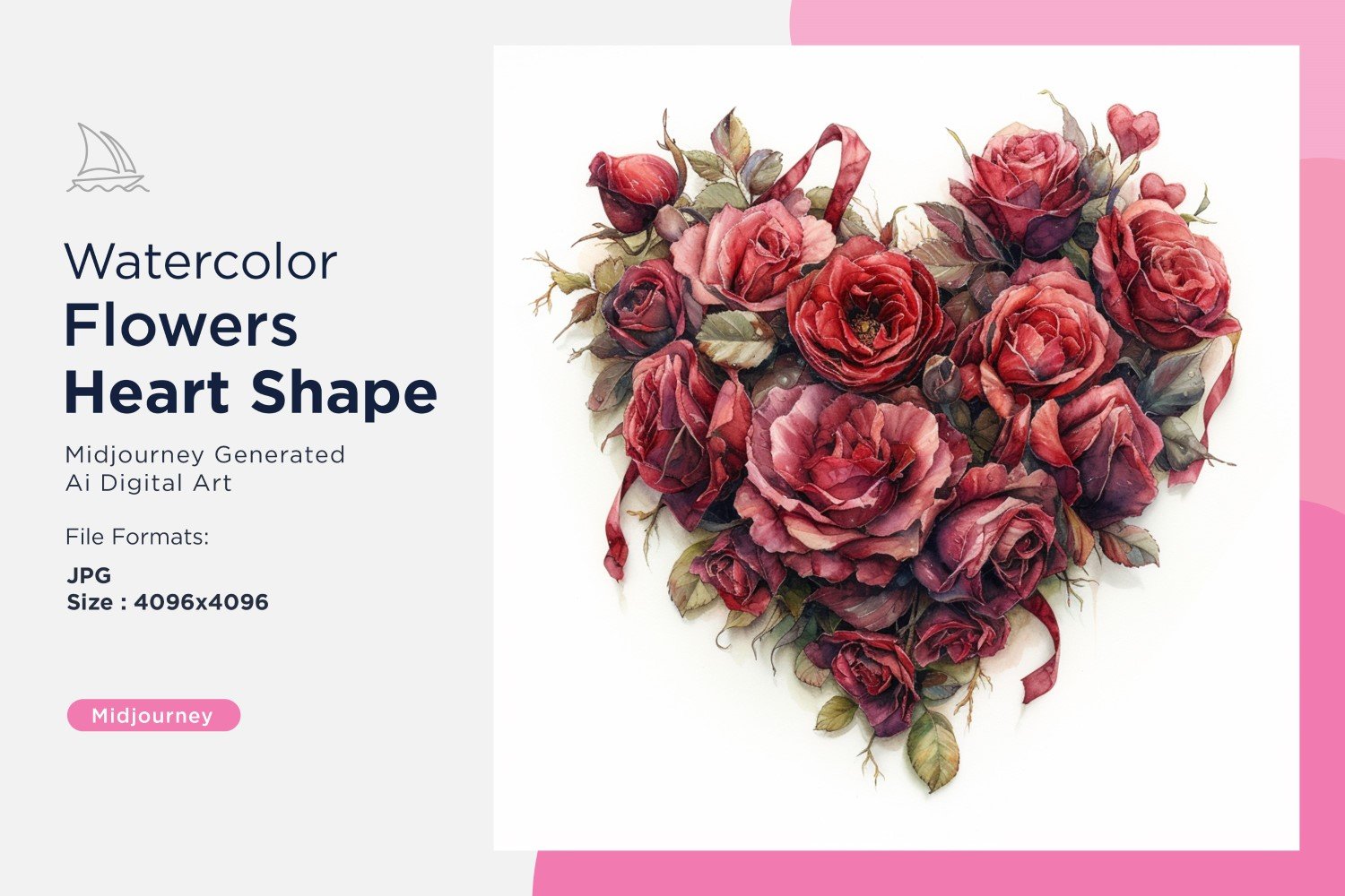 Kit Graphique #390956 Watercolor Fleurs Divers Modles Web - Logo template Preview