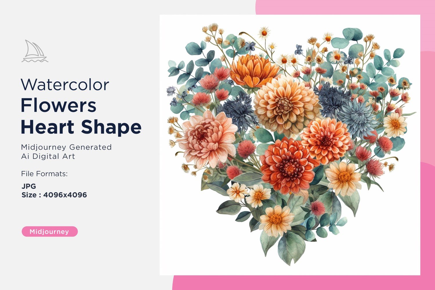 Kit Graphique #390961 Watercolor Fleurs Divers Modles Web - Logo template Preview