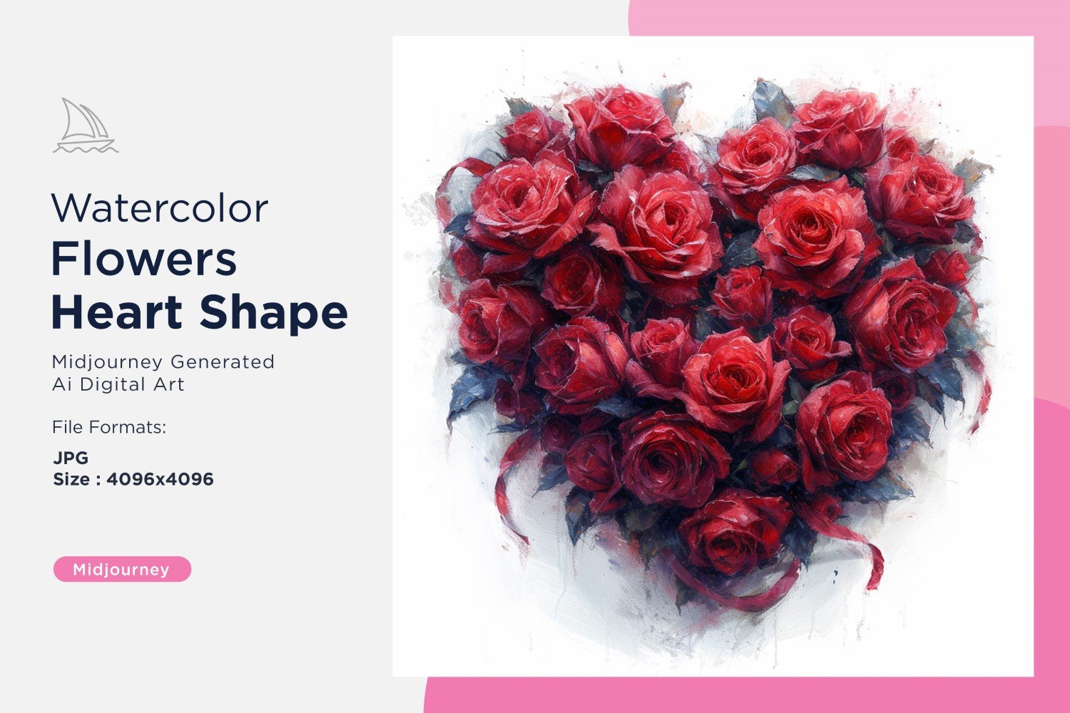 Kit Graphique #390970 Watercolor Fleurs Divers Modles Web - Logo template Preview