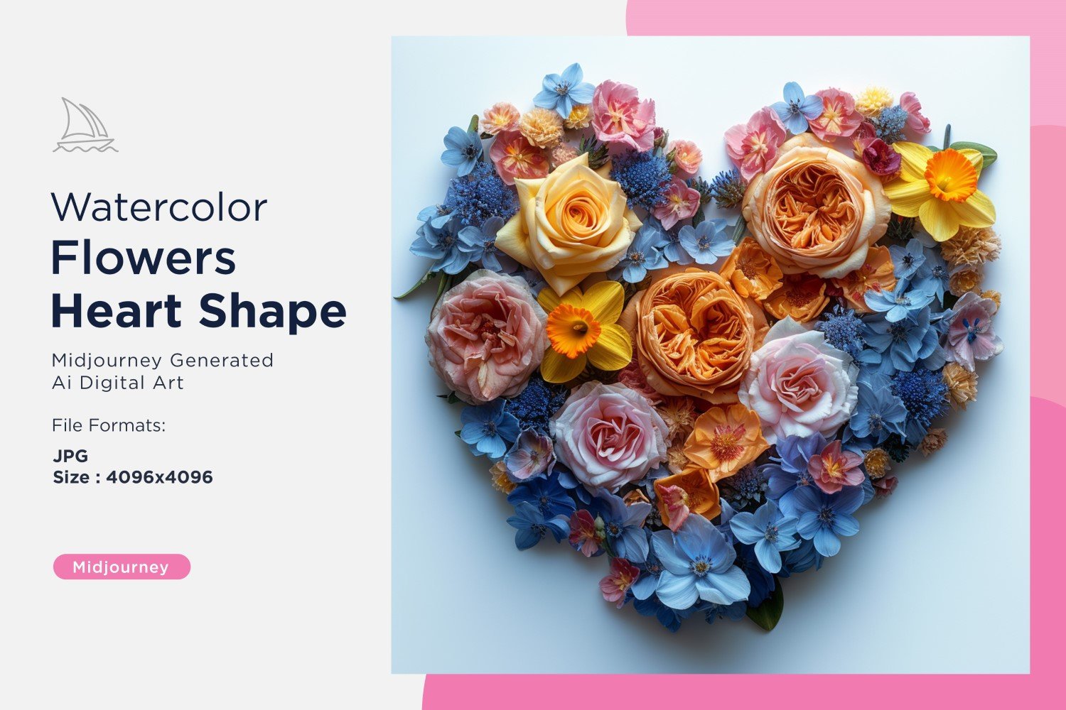 Kit Graphique #390973 Watercolor Fleurs Divers Modles Web - Logo template Preview