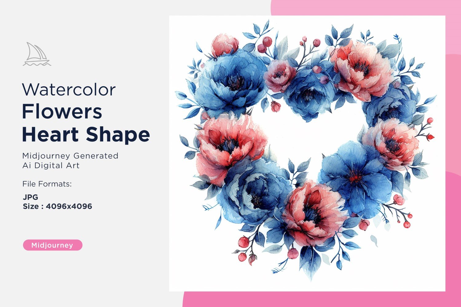 Kit Graphique #390991 Watercolor Fleurs Divers Modles Web - Logo template Preview