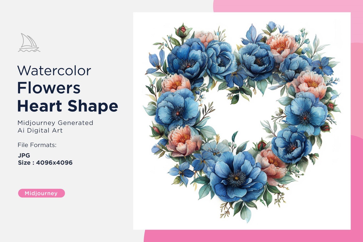 Kit Graphique #390996 Watercolor Fleurs Divers Modles Web - Logo template Preview