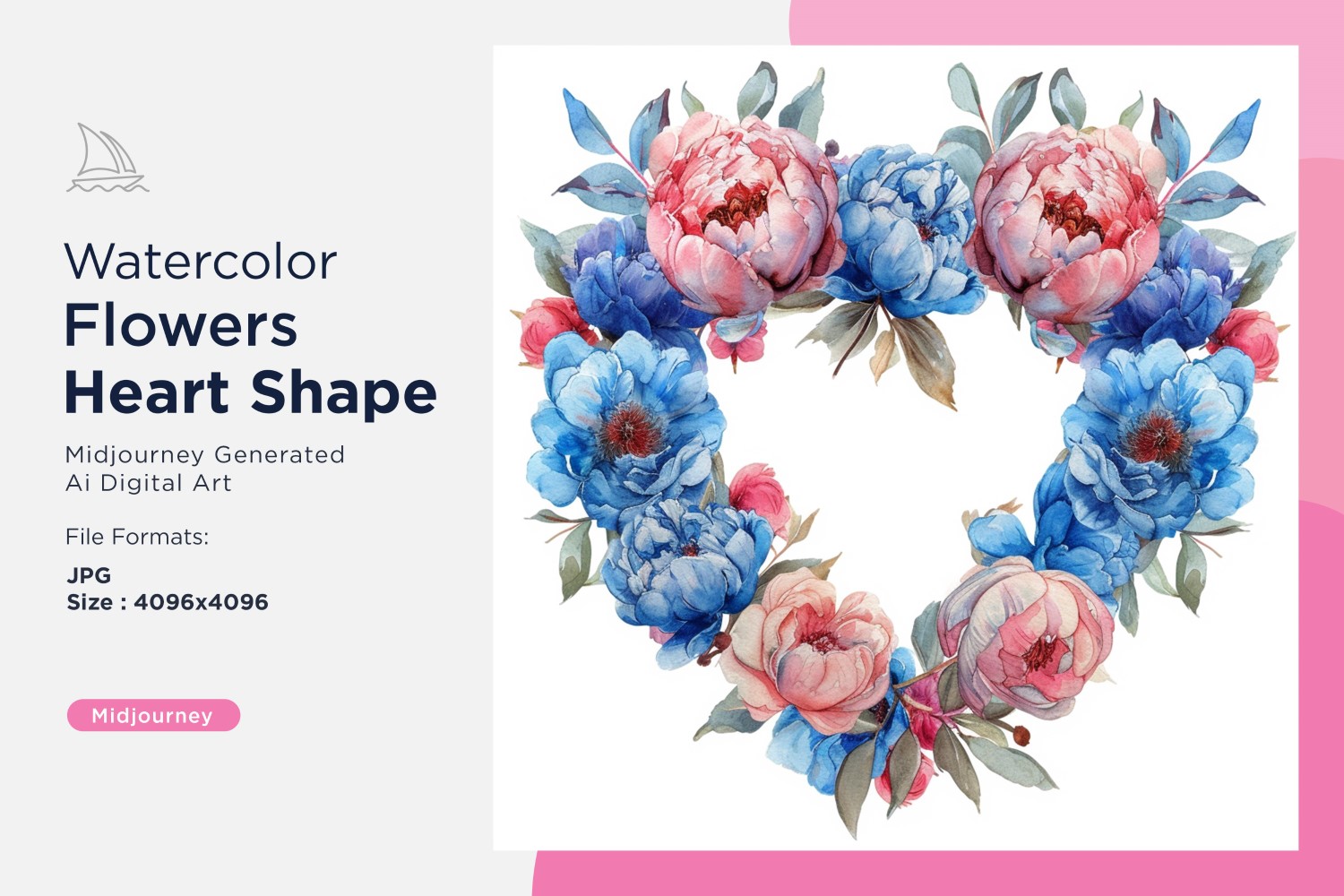 Kit Graphique #390997 Watercolor Fleurs Divers Modles Web - Logo template Preview