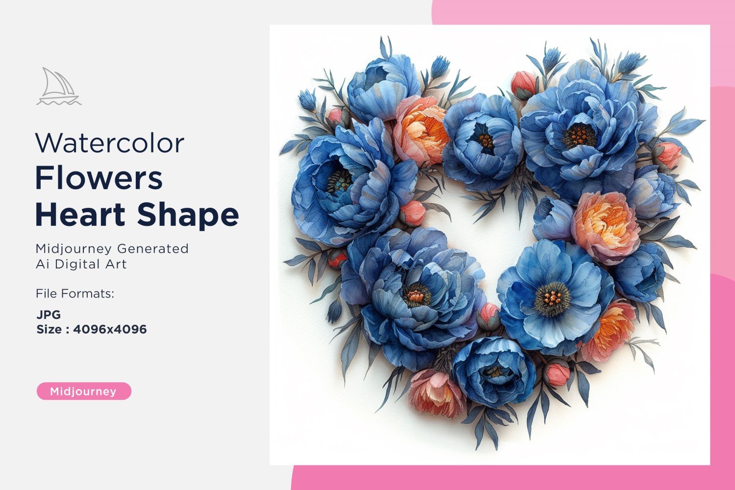 Kit Graphique #390998 Watercolor Fleurs Divers Modles Web - Logo template Preview
