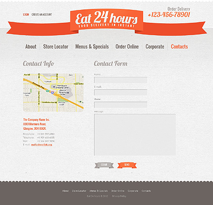 Food Drink Website Template Website Templates Zeronese