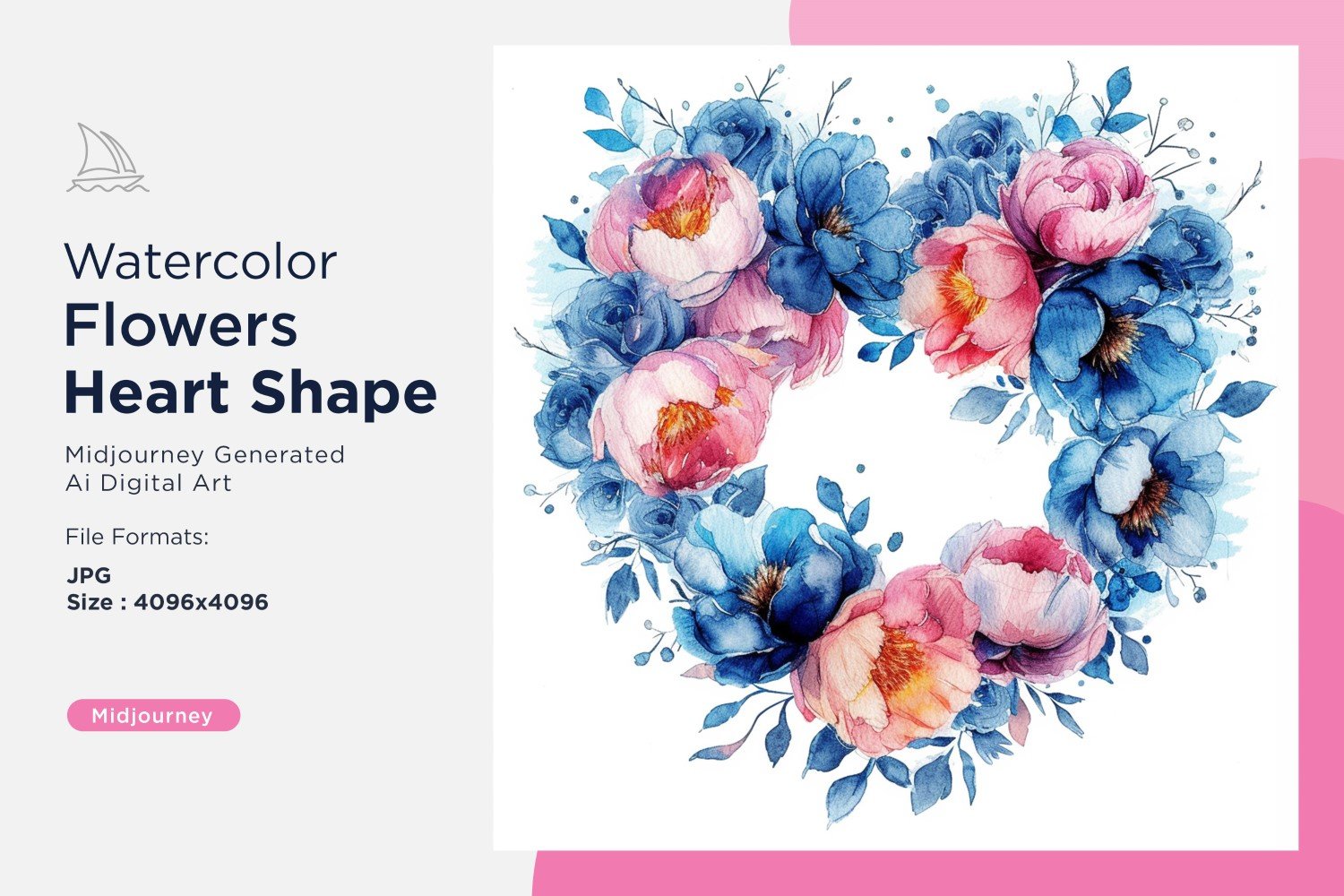 Kit Graphique #391000 Watercolor Fleurs Divers Modles Web - Logo template Preview