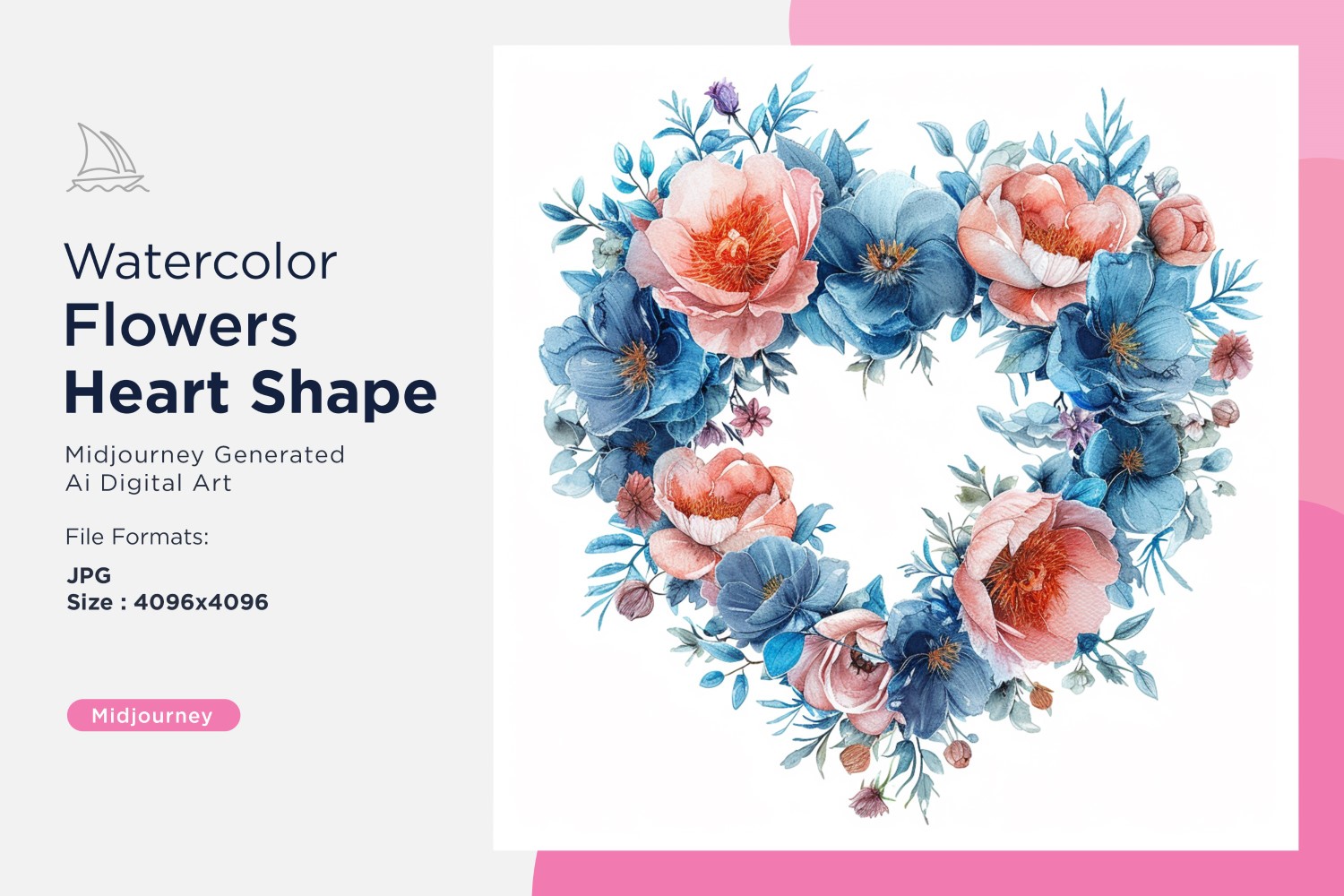 Kit Graphique #391001 Watercolor Fleurs Divers Modles Web - Logo template Preview