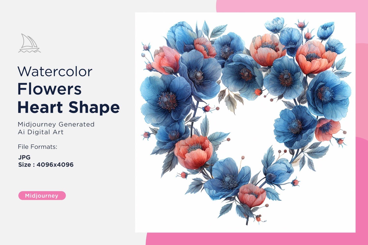Kit Graphique #391017 Watercolor Fleurs Divers Modles Web - Logo template Preview
