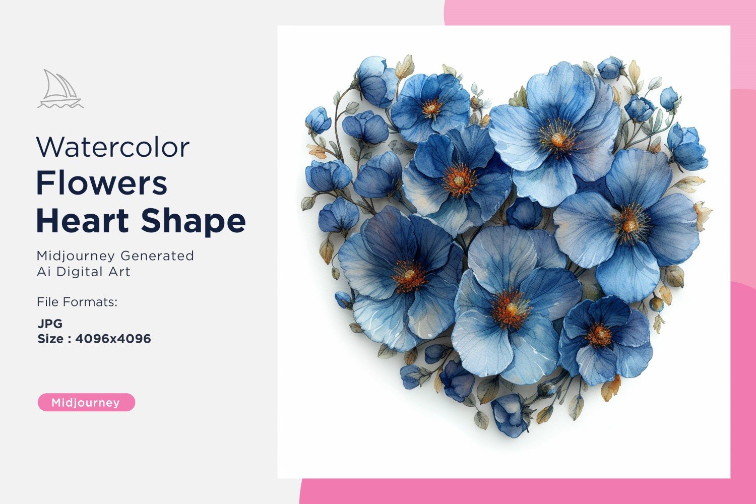 Kit Graphique #391022 Watercolor Fleurs Divers Modles Web - Logo template Preview
