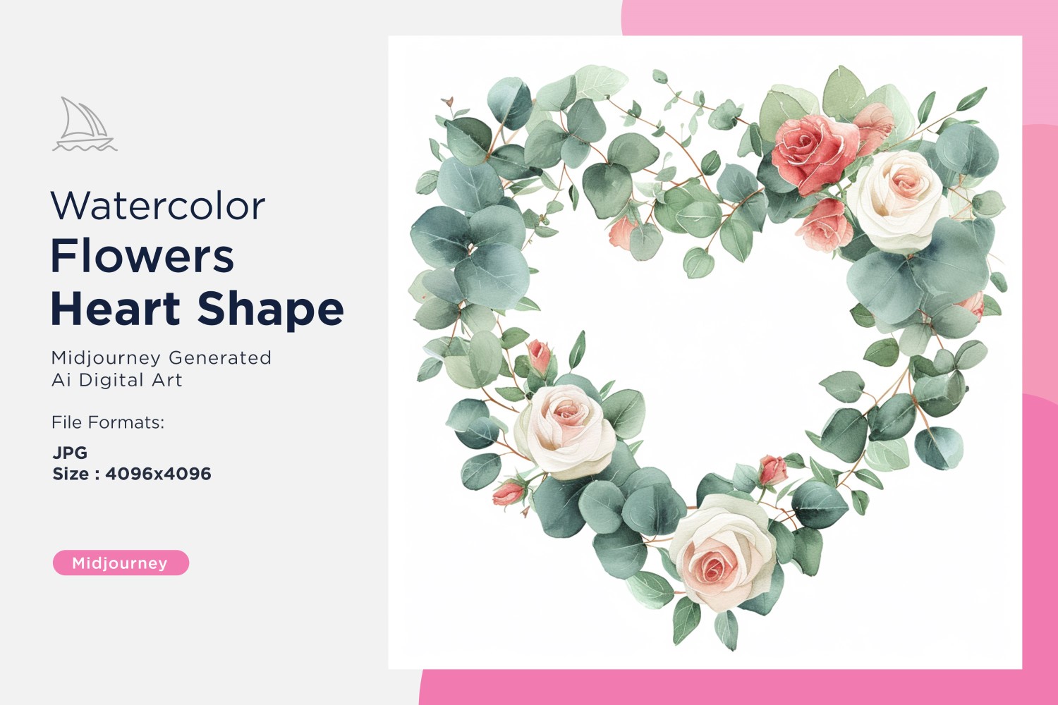 Kit Graphique #391026 Watercolor Flowers Divers Modles Web - Logo template Preview