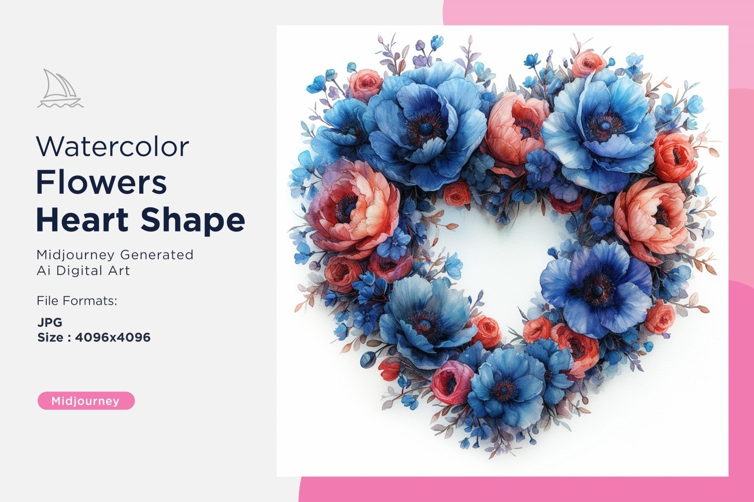Kit Graphique #391031 Watercolor Fleurs Divers Modles Web - Logo template Preview
