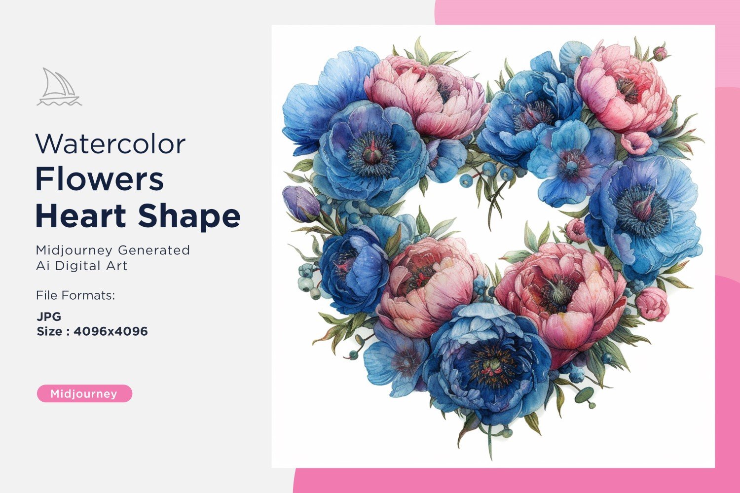 Kit Graphique #391032 Watercolor Fleurs Divers Modles Web - Logo template Preview
