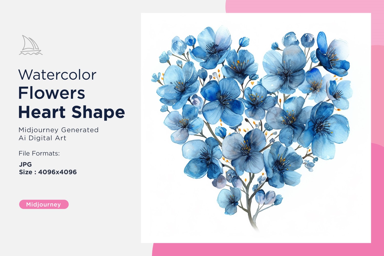 Kit Graphique #391034 Watercolor Fleurs Divers Modles Web - Logo template Preview