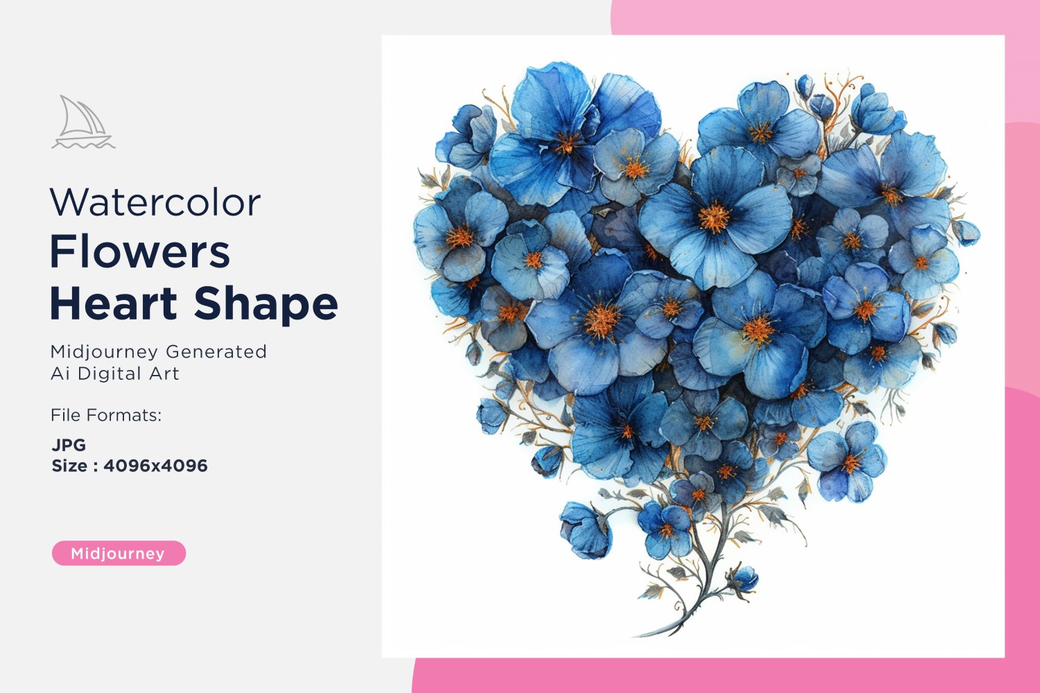 Kit Graphique #391036 Watercolor Fleurs Divers Modles Web - Logo template Preview