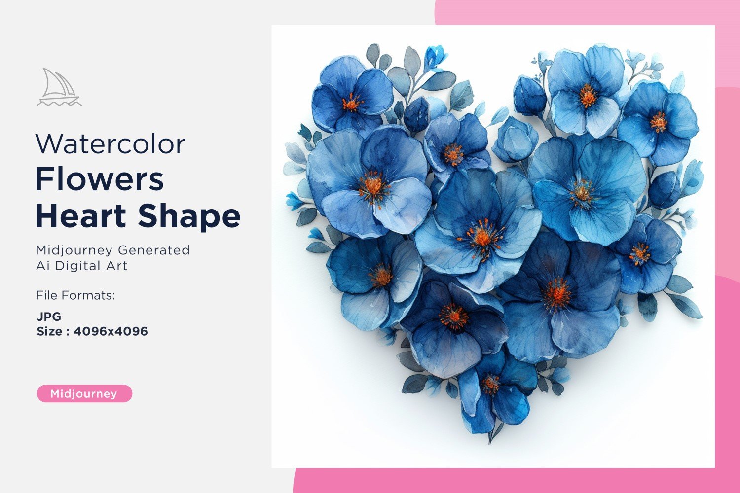 Kit Graphique #391037 Watercolor Fleurs Divers Modles Web - Logo template Preview