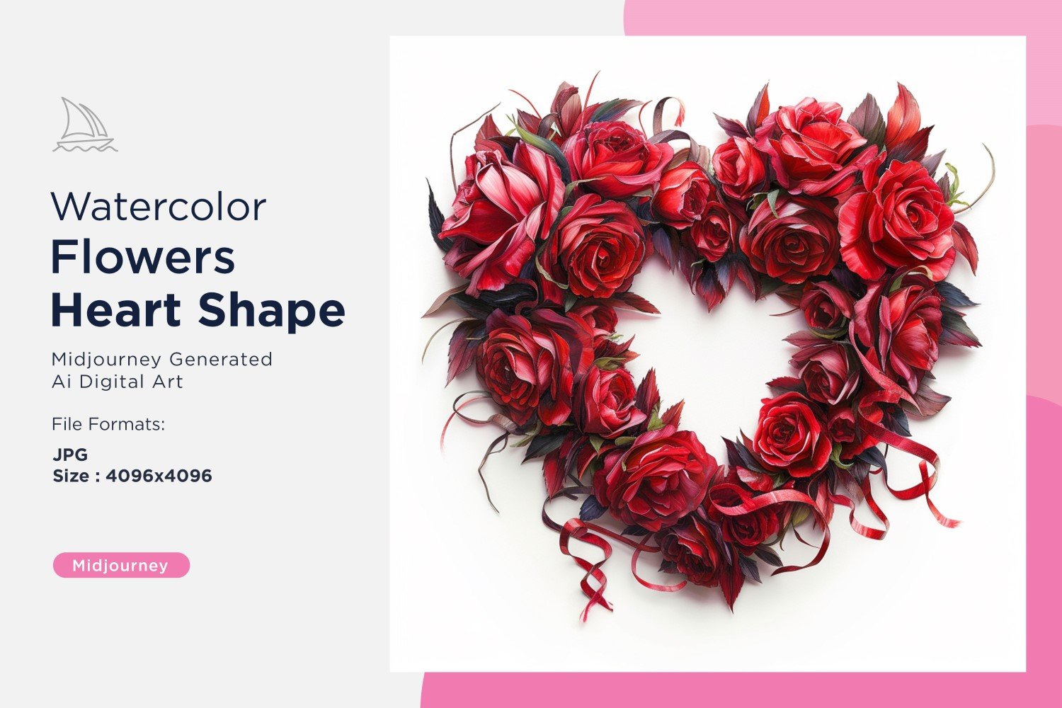 Kit Graphique #391038 Watercolor Flowers Divers Modles Web - Logo template Preview