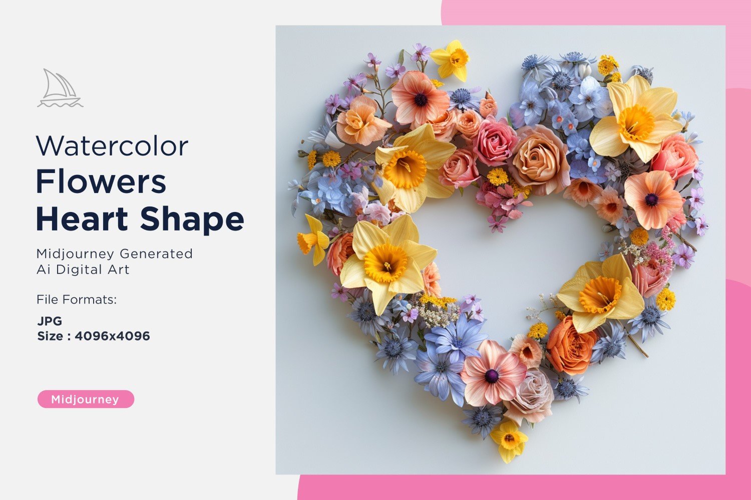 Kit Graphique #391043 Watercolor Fleurs Divers Modles Web - Logo template Preview