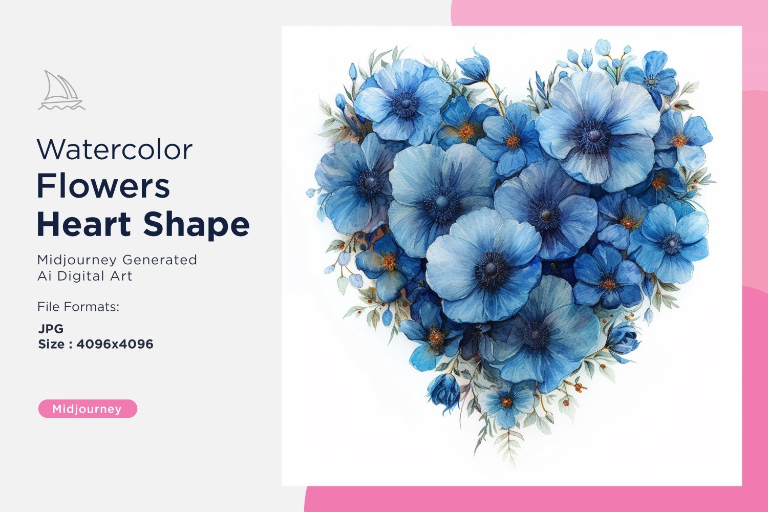 Kit Graphique #391056 Watercolor Fleurs Divers Modles Web - Logo template Preview